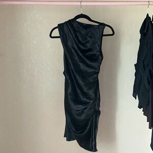 ASOS One Shoulder Black Dress